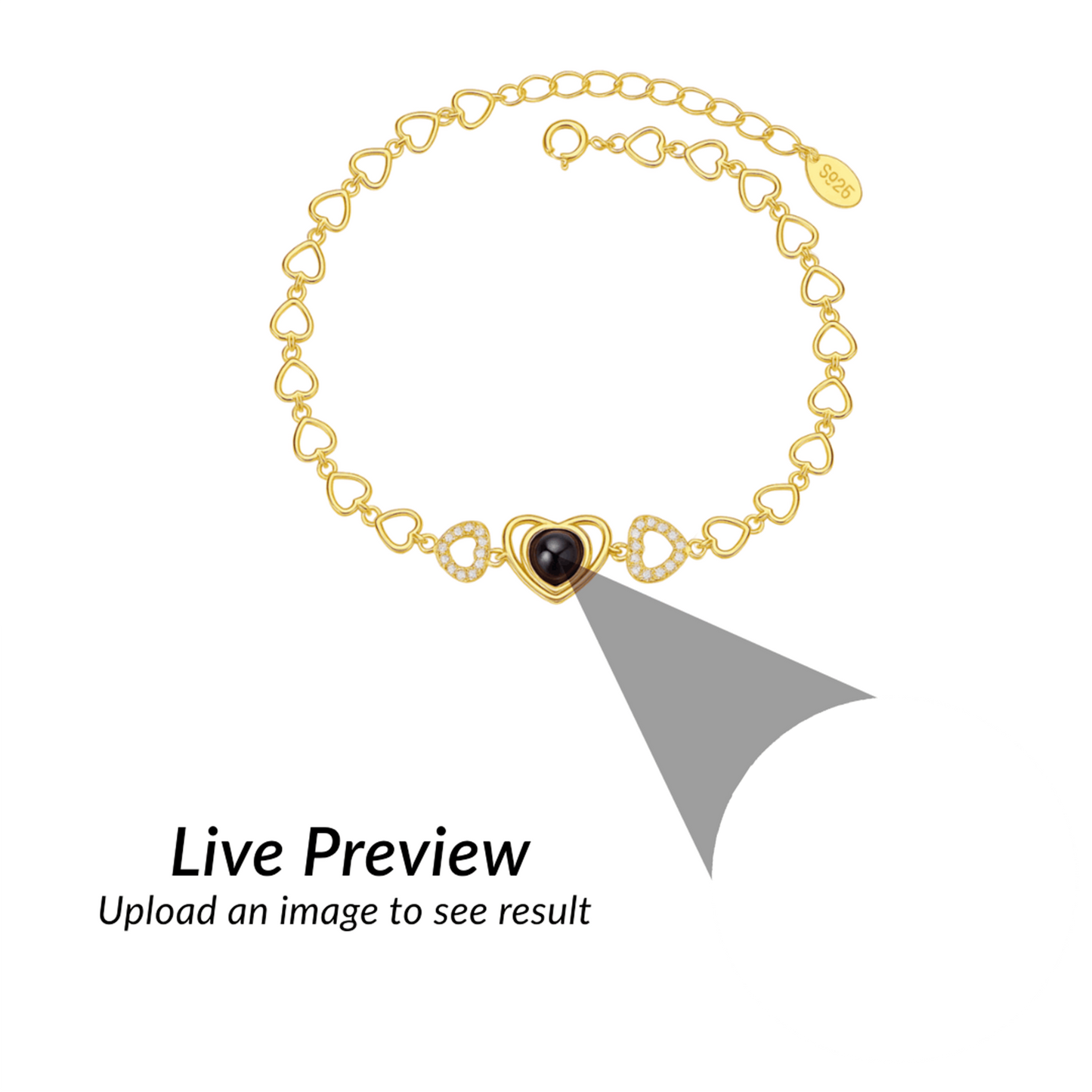 Pulseira de Projeção "Infinite Love"