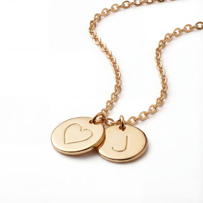 Colar Inicial “Initial disc”
