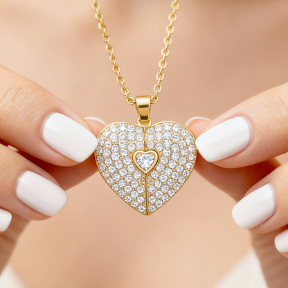 Colar "Coração de Anjo"