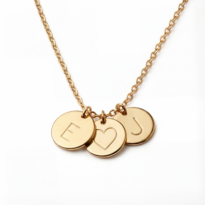 Colar Inicial “Initial disc”