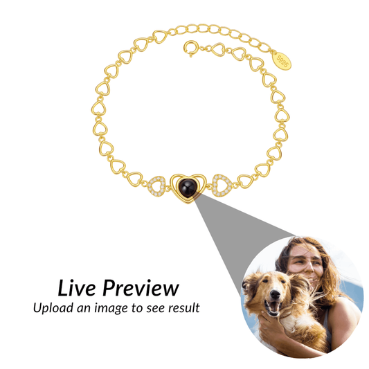 Pulseira de Projeção "Amor Infinito"