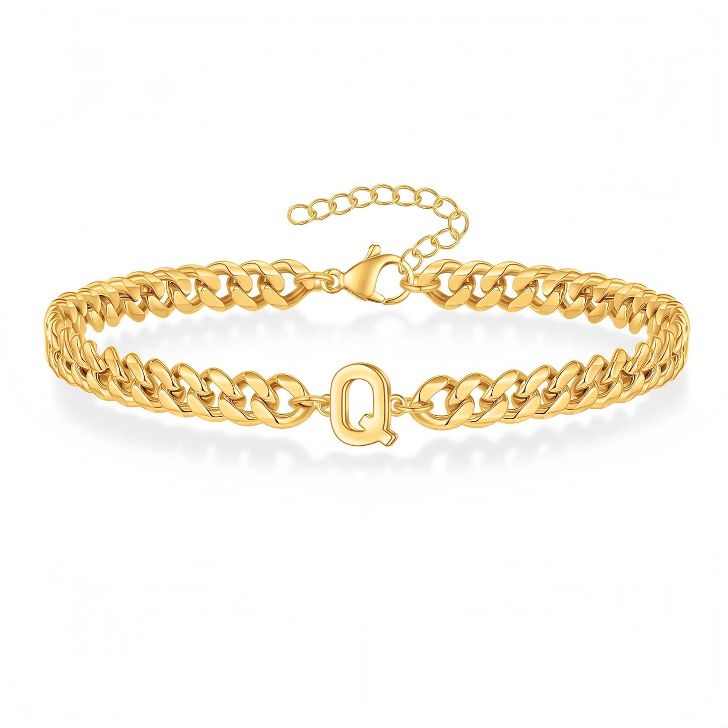 Pulseira Inicial "Curb Letter"