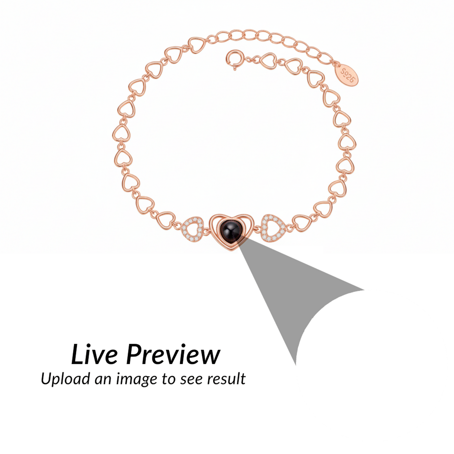 Pulseira de Projeção "Infinite Love"