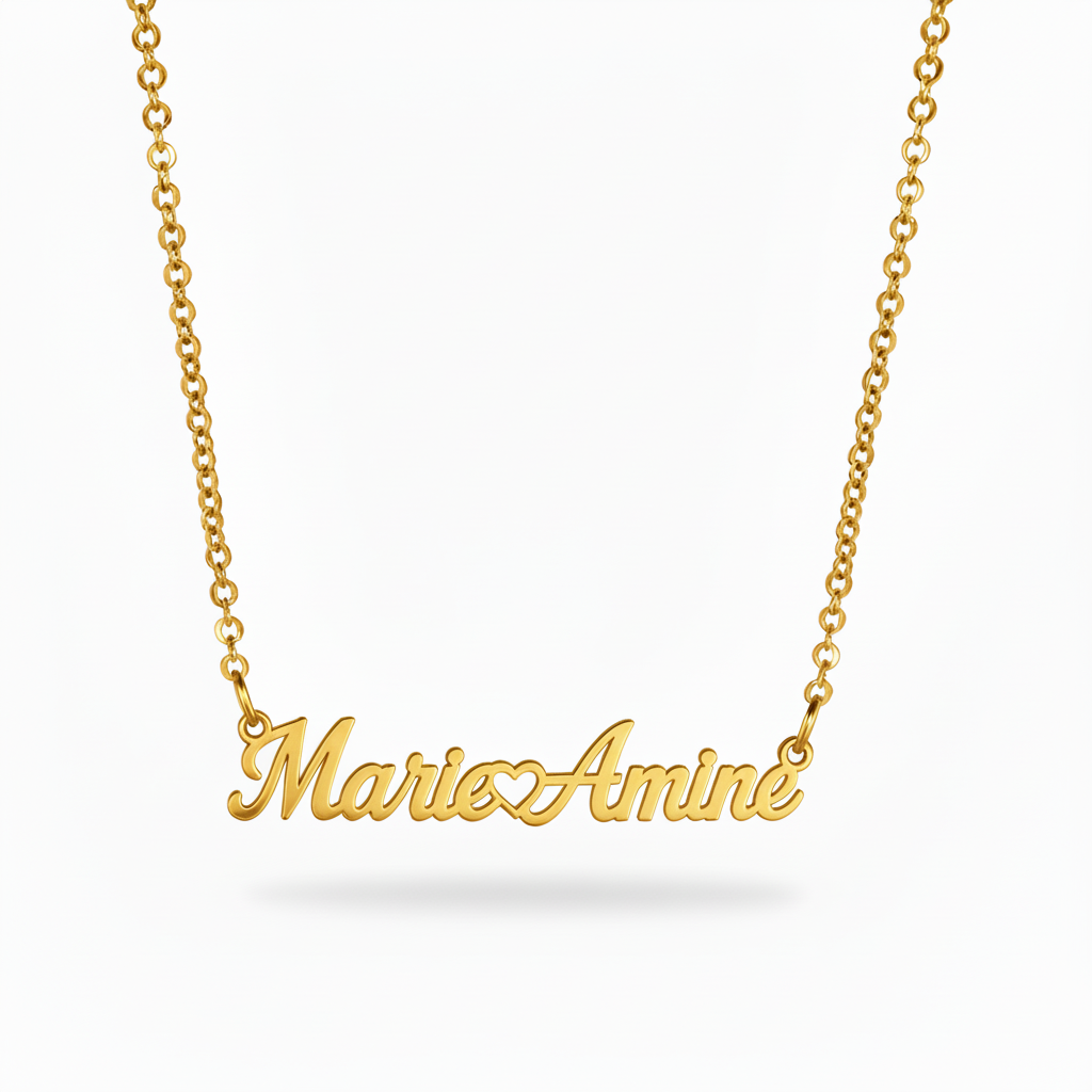 Colar de Nome "Infinity Bond"