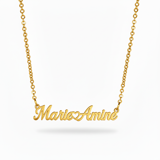 Colar com Nome "Laço Infinito"