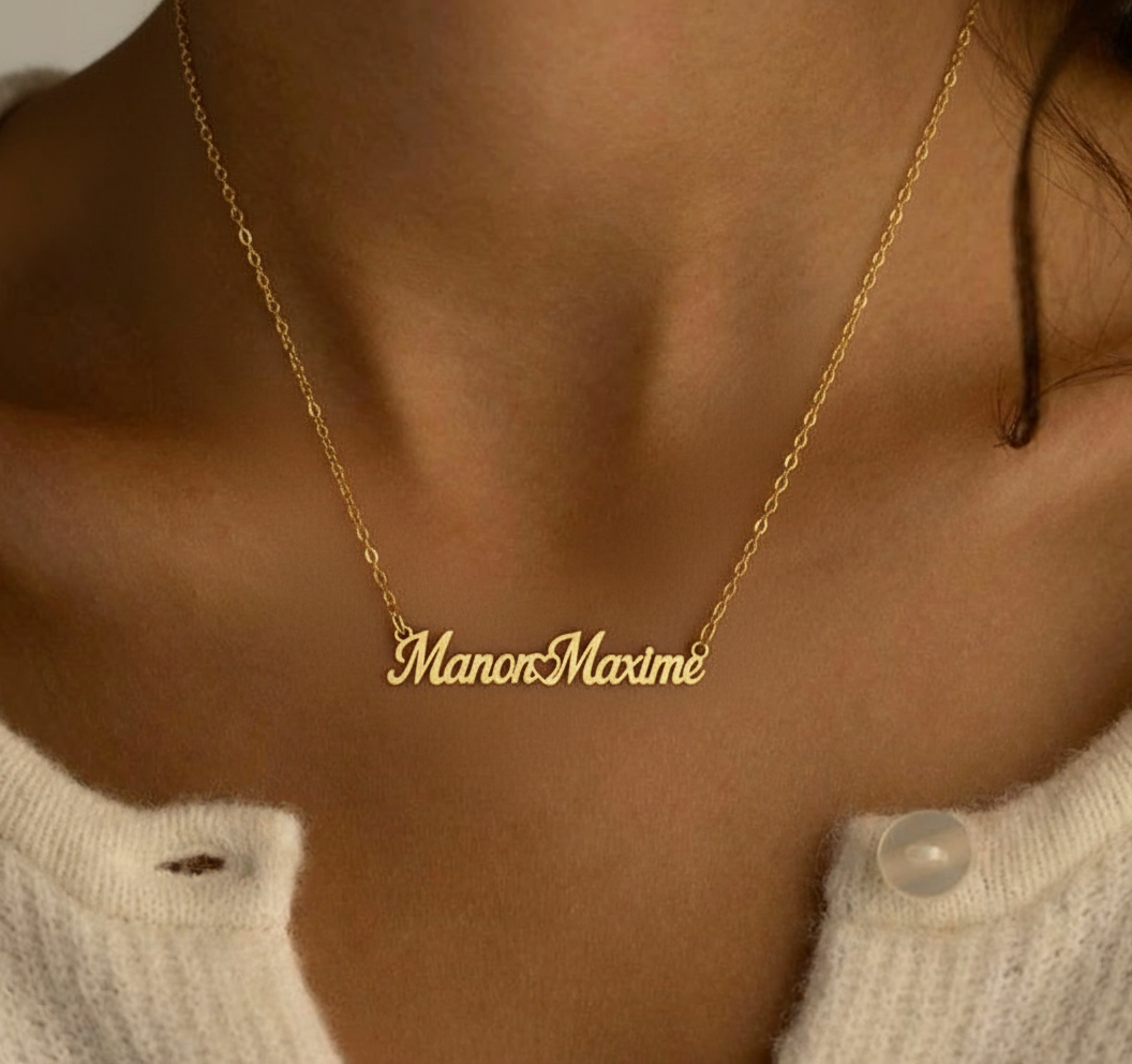 Colar de Nome "Infinity Bond"
