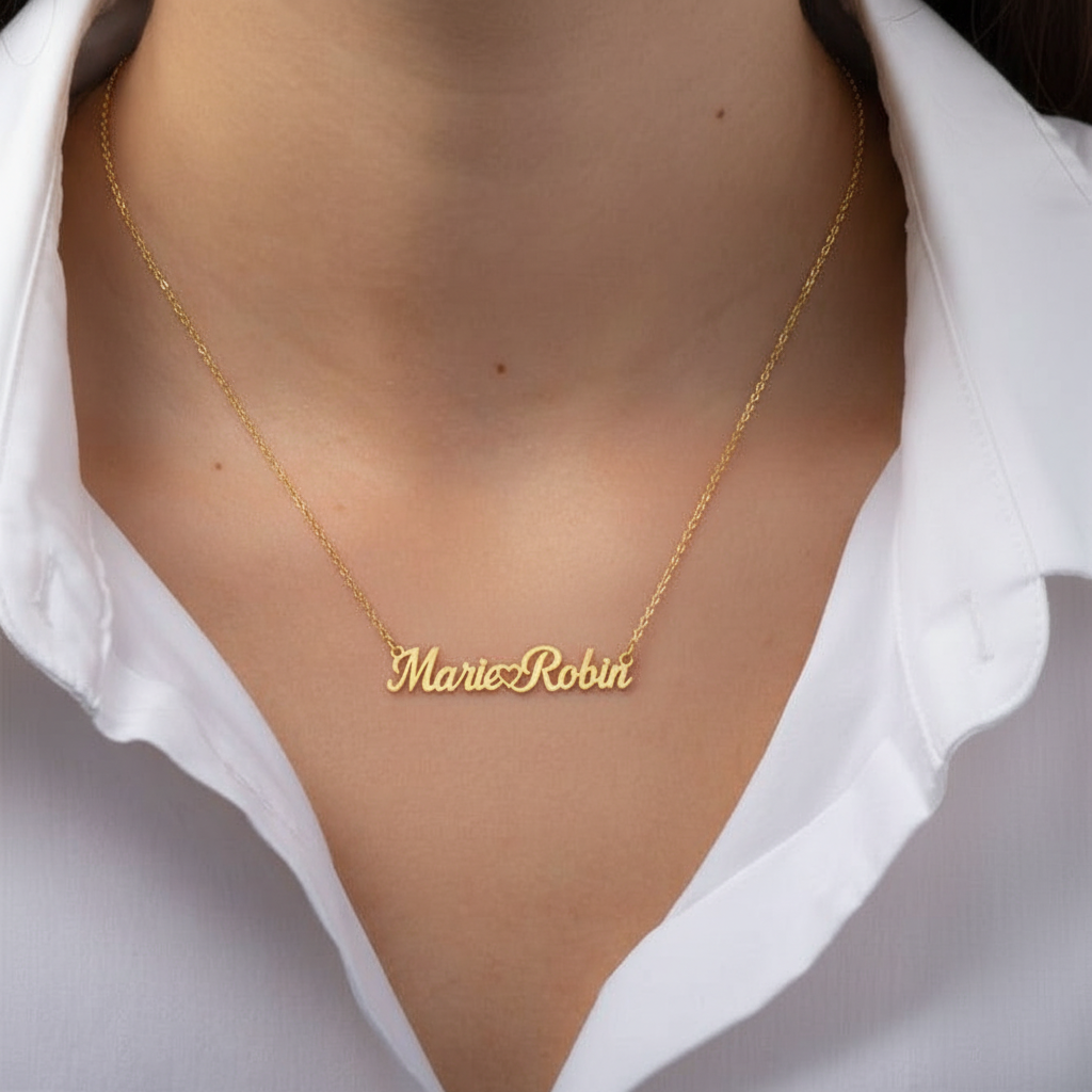 Colar de Nome "Infinity Bond"