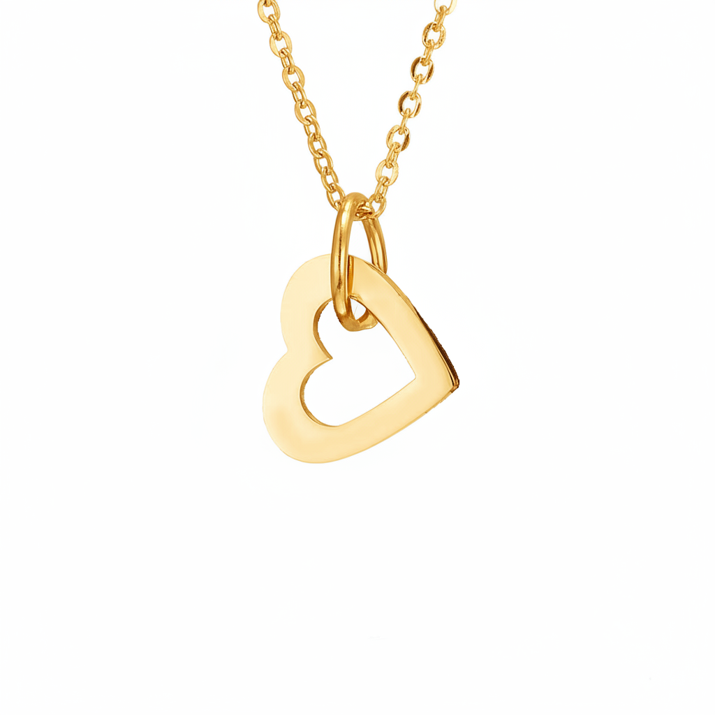 Colar com Nome "Nested Hearts"