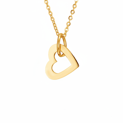 Colar com Nome "Nested Hearts"