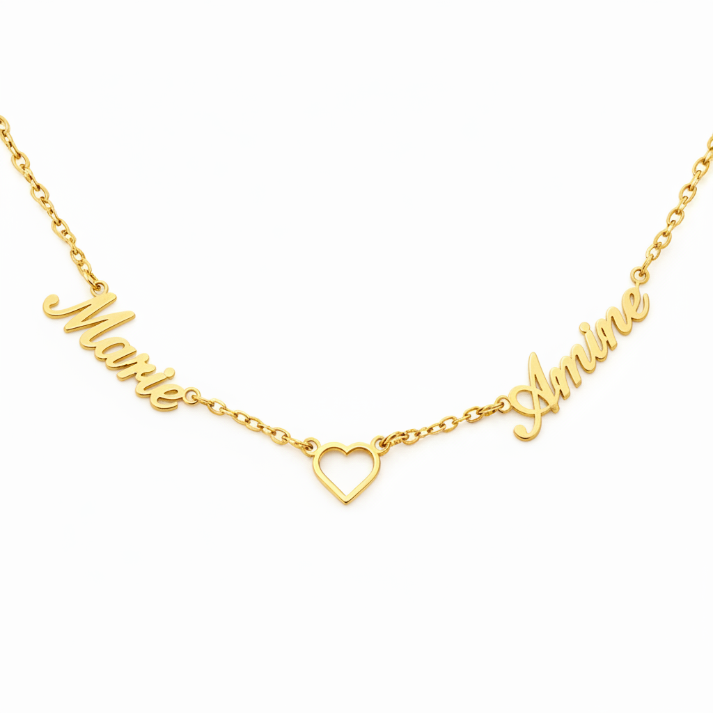 Colar de Nome "Eternal Embrace"