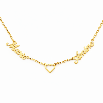 Colar de Nome "Eternal Embrace"