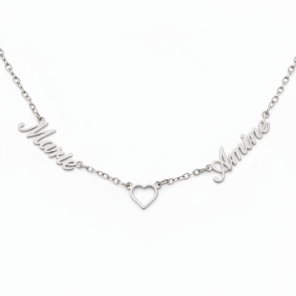 Colar de Nome "Eternal Embrace"