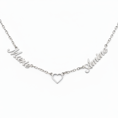 Colar de Nome "Eternal Embrace"