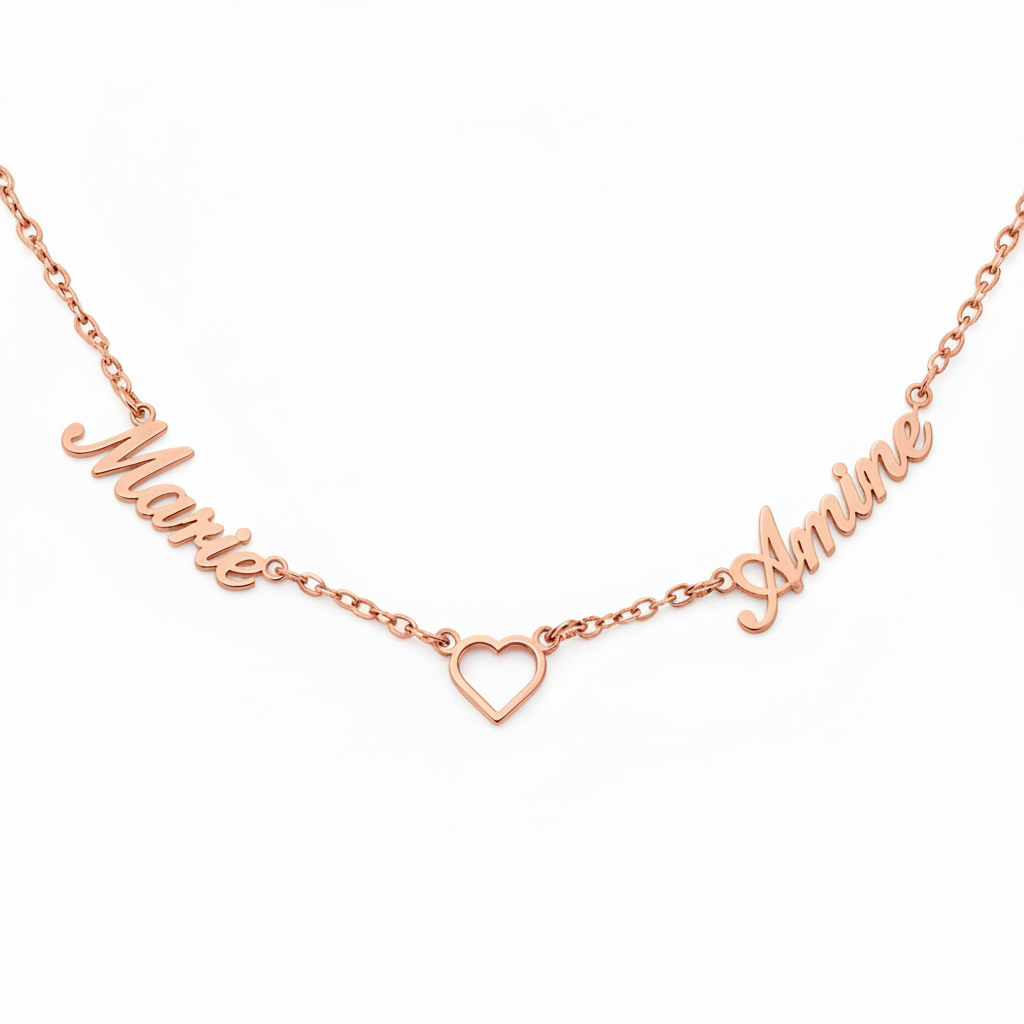 Colar de Nome "Eternal Embrace"