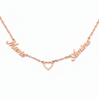 Colar de Nome "Eternal Embrace"