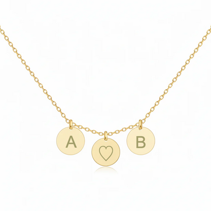 Colar Inicial “Initial disc”