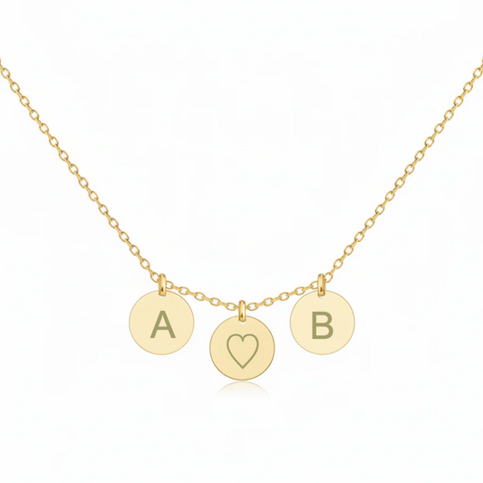 Colar Inicial “Initial disc”